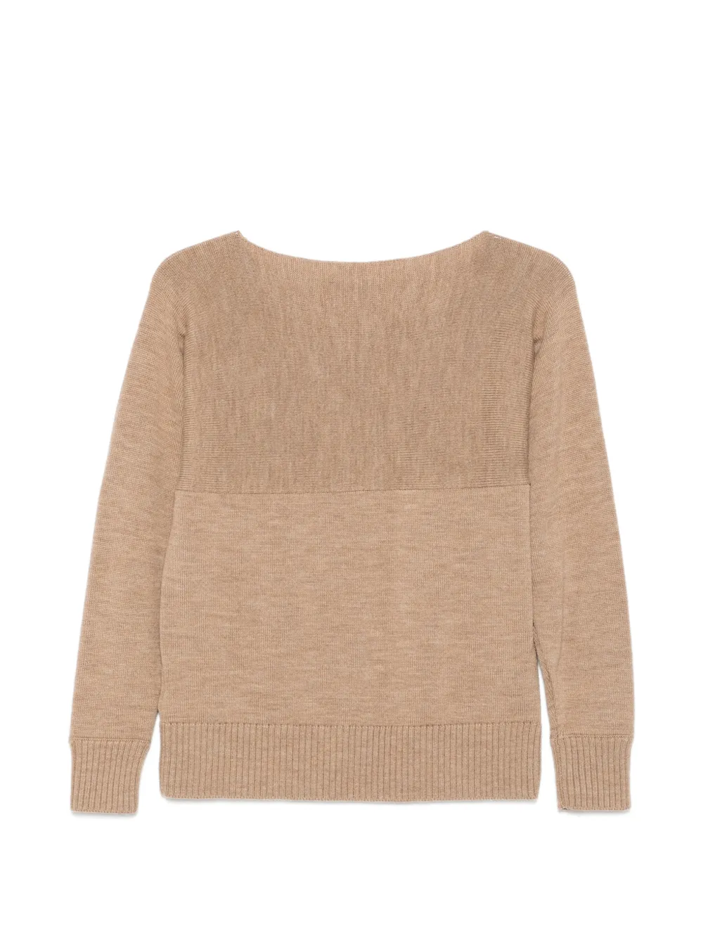  Zanone Jersey Con Cuello Barco - Marrón 
