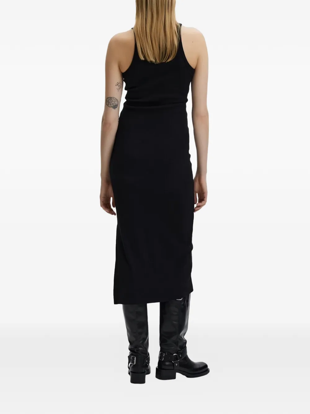 Gestuz DrewGZ ribgebreide maxi-jurk Zwart