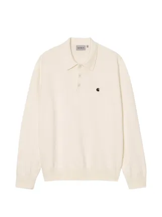 Carhartt WIP Madison ロングスリーブ ポロシャツ | ニュートラル