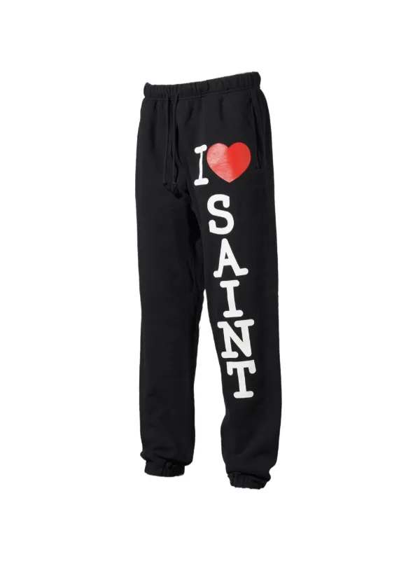 SAINT MXXXXXX ドローストリング トラックパンツ | ブラック | FARFETCH JP