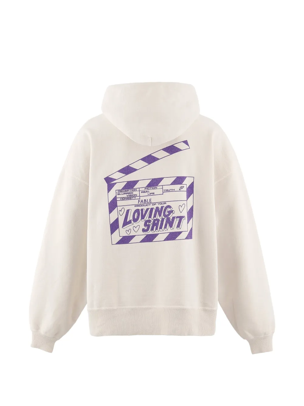 SAINT MXXXXXX Hoodie met print Wit