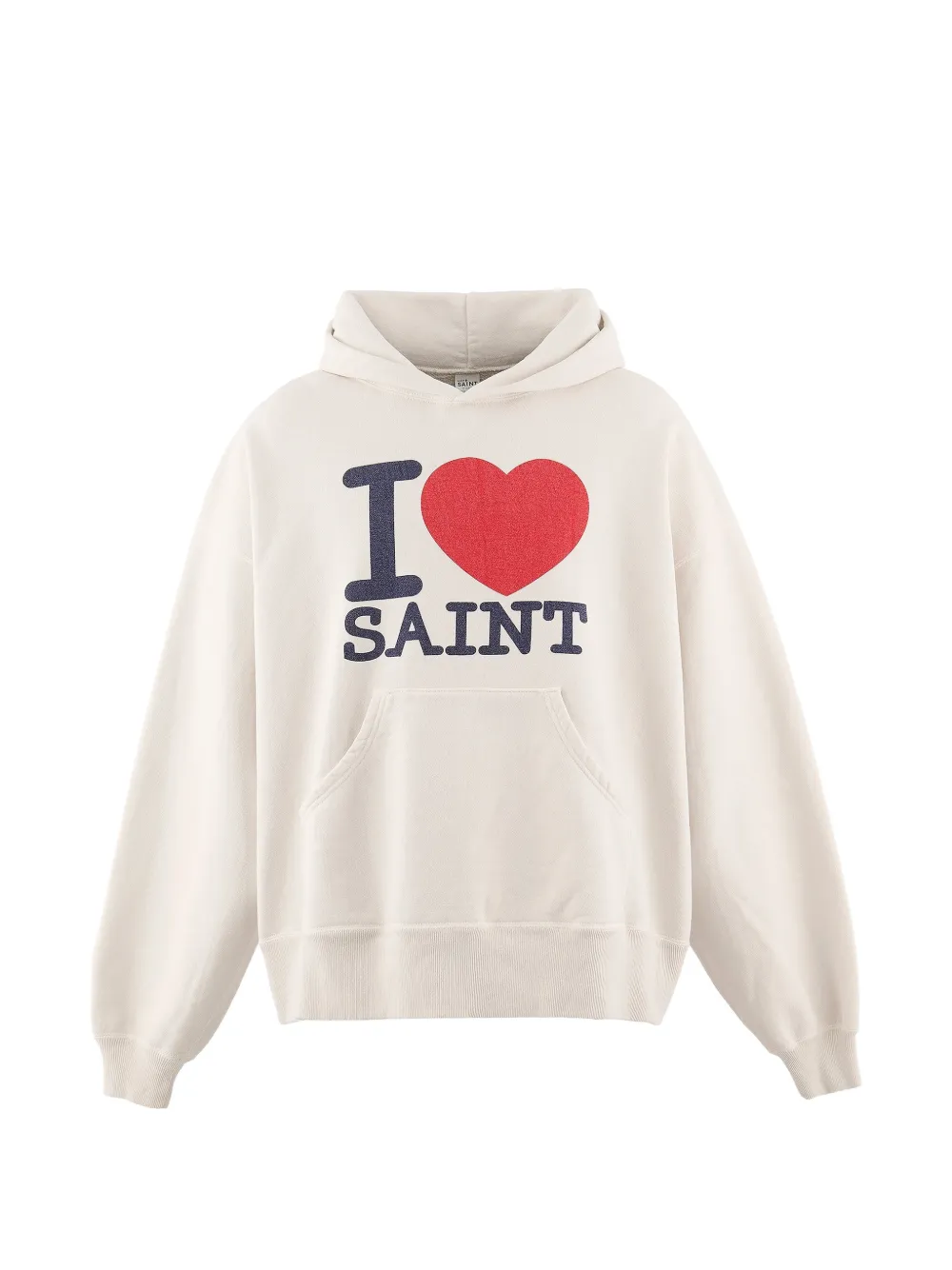 SAINT MXXXXXX graphic-print hoodie - White