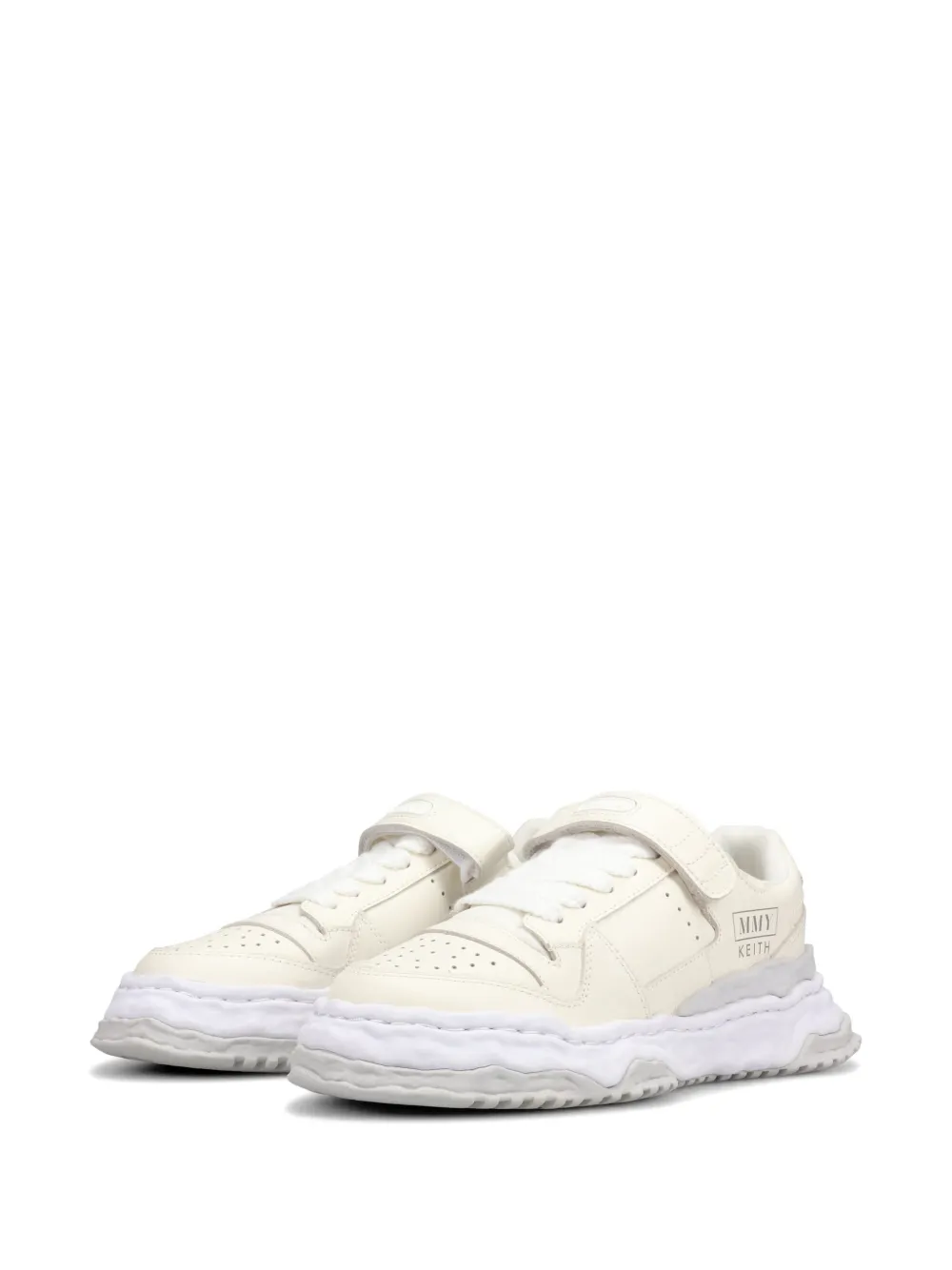 Maison MIHARA YASUHIRO Keith sneakers met klittenband Beige