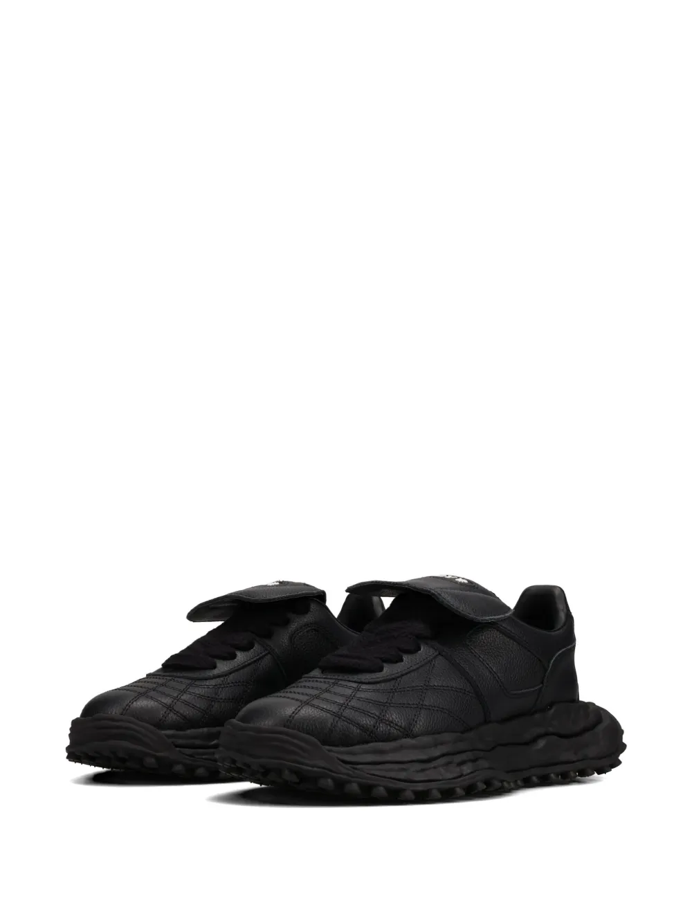 Maison MIHARA YASUHIRO Scott leren sneakers Zwart