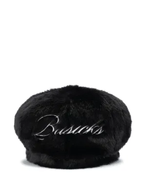 Ruslan Baginskiy モノグラム ベレー帽 | ブラック | FARFETCH JP