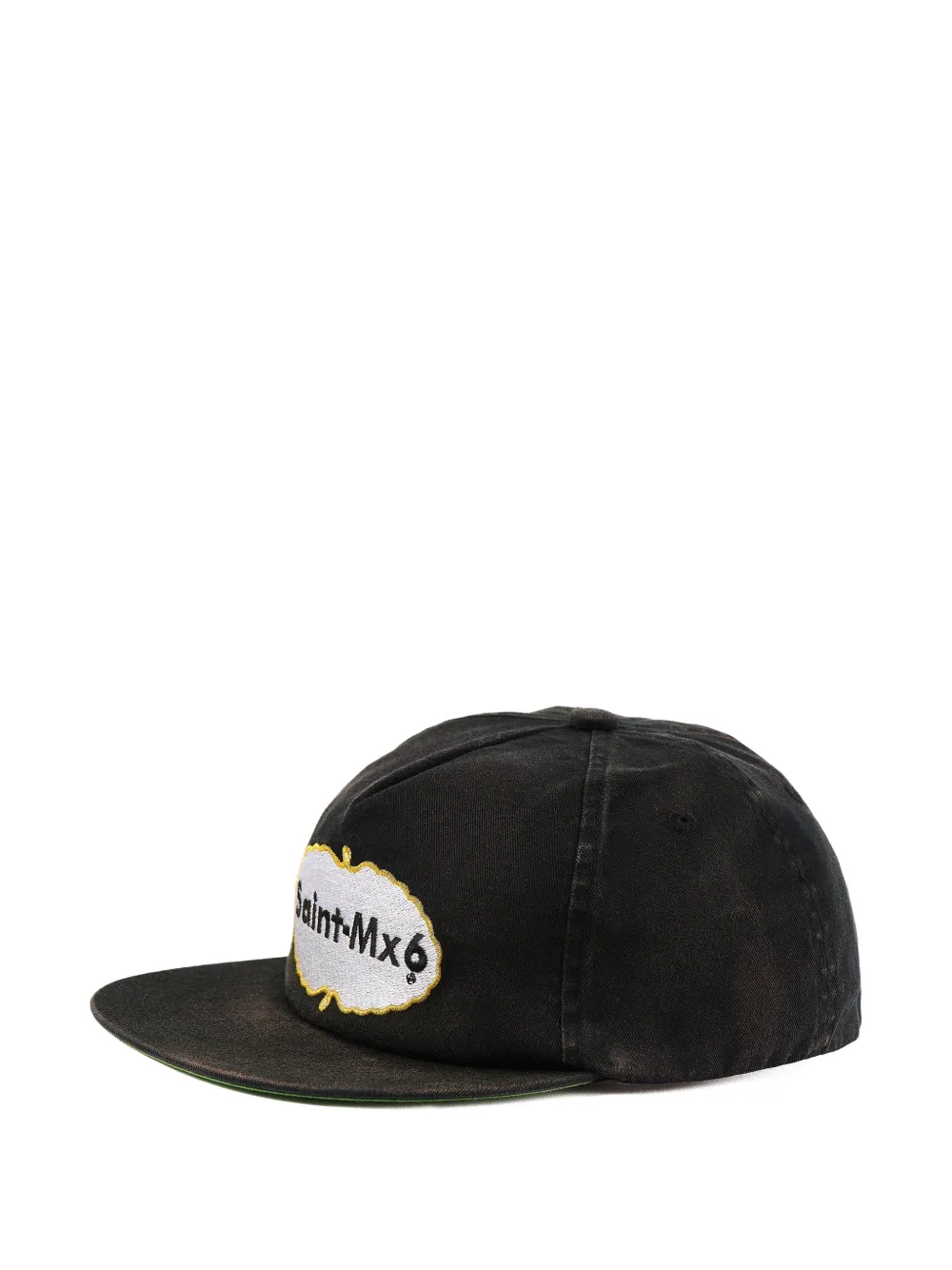 SAINT MXXXXXX Pet met logopatch Zwart