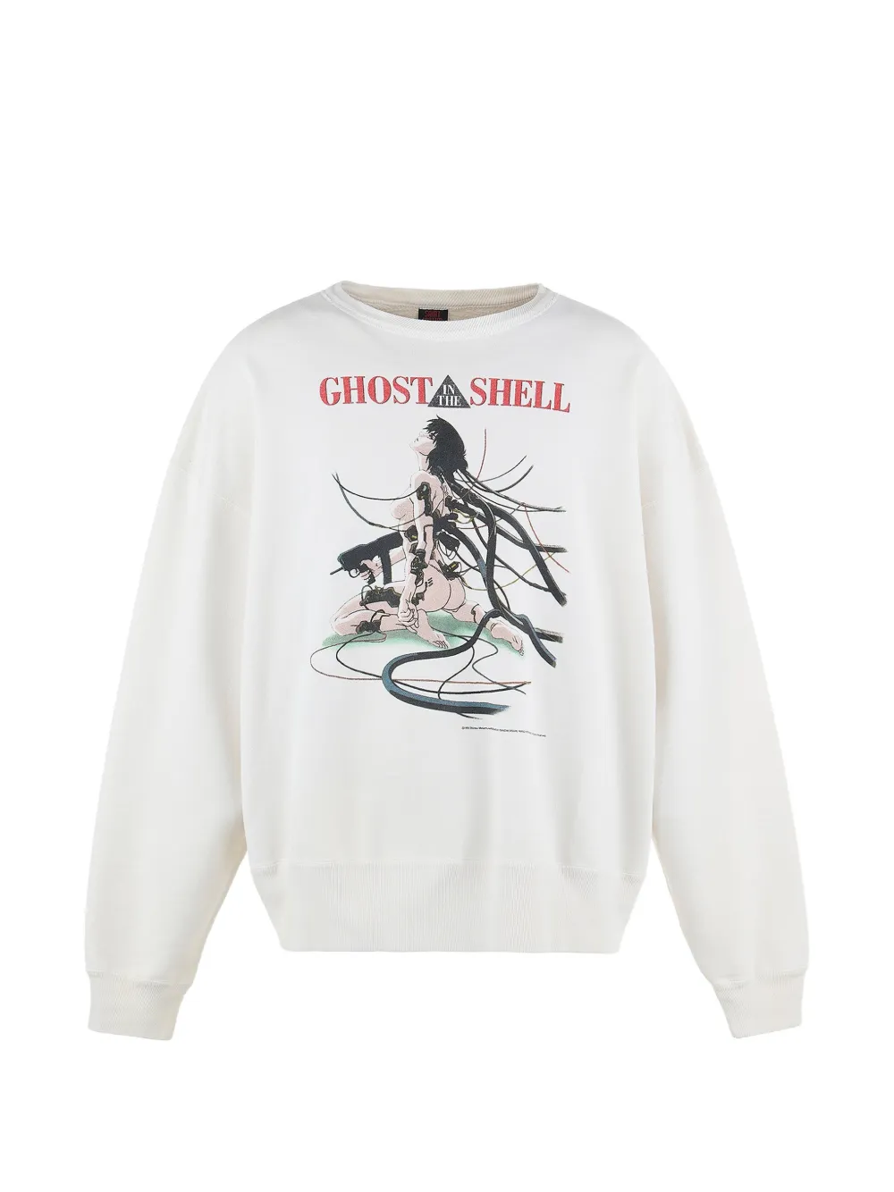 SAINT MXXXXXX Ghost In The Shell graphic-print sweatshirt - Bianco