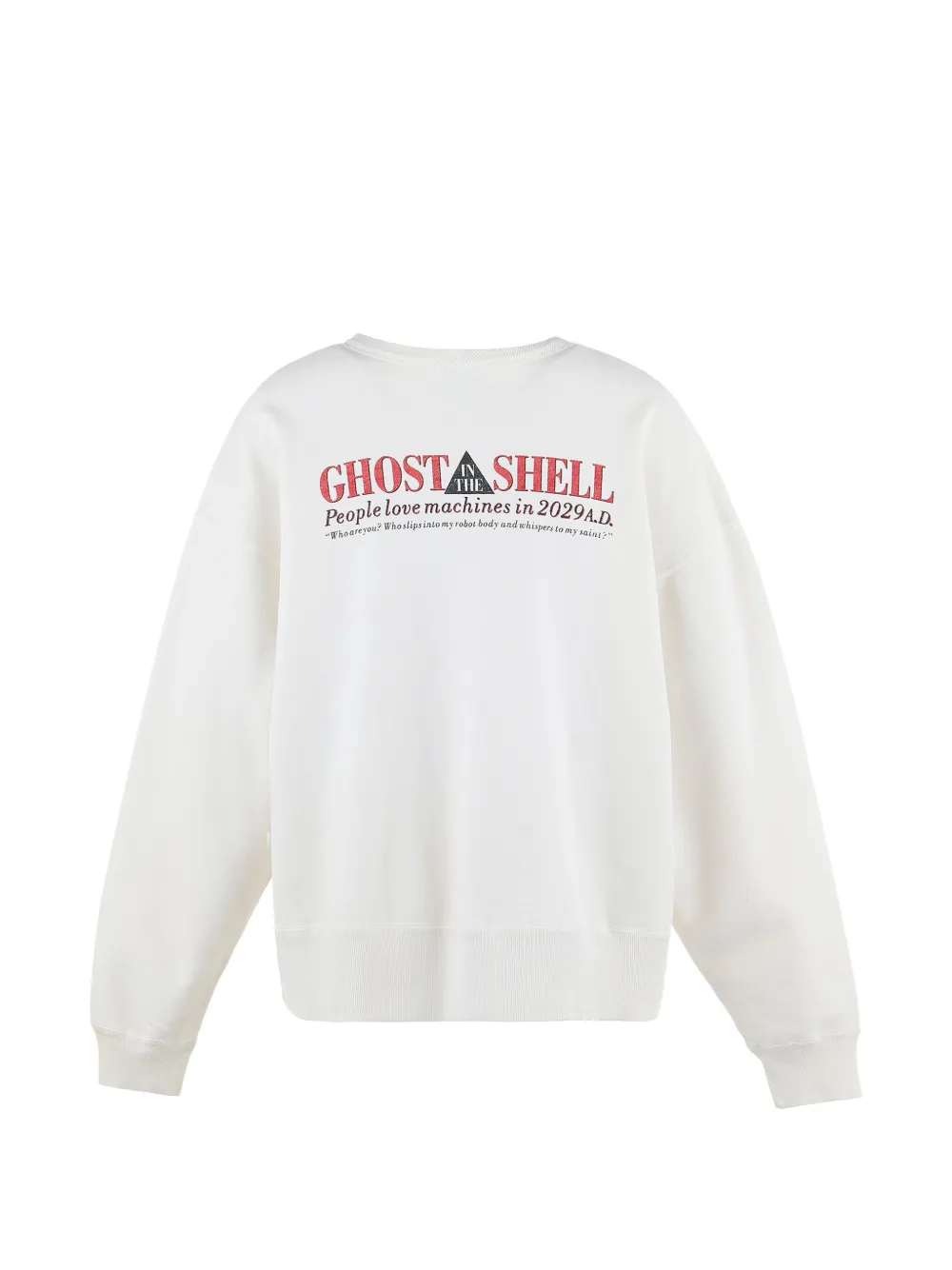 SAINT MXXXXXX x Ghost In The Shell sweater met print Wit