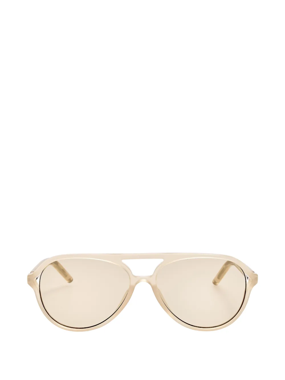 Jacquemus pilot-frame sunglasses - Nude