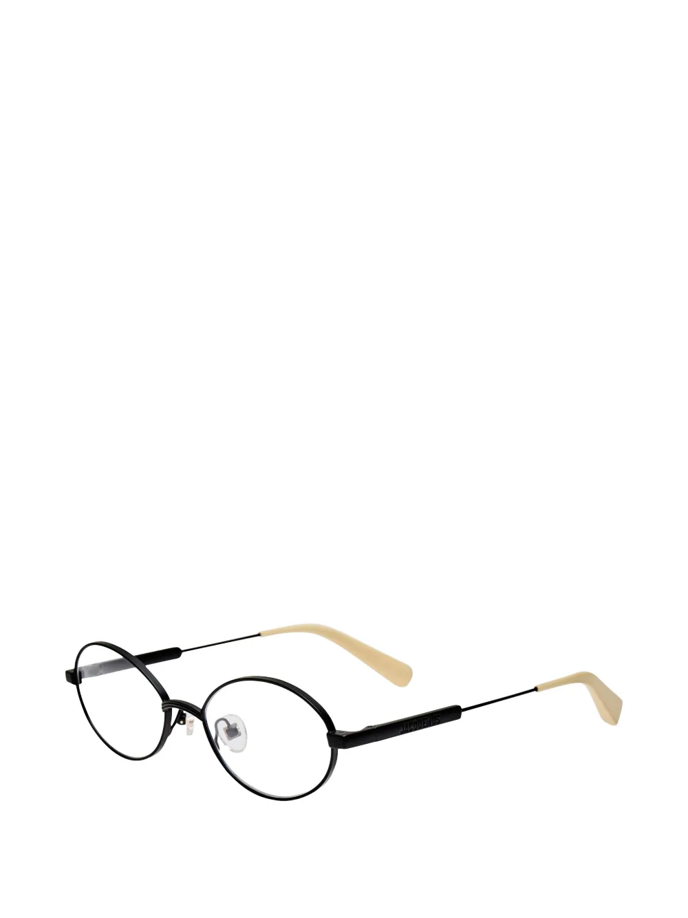 Jacquemus Bril met rond montuur Zwart