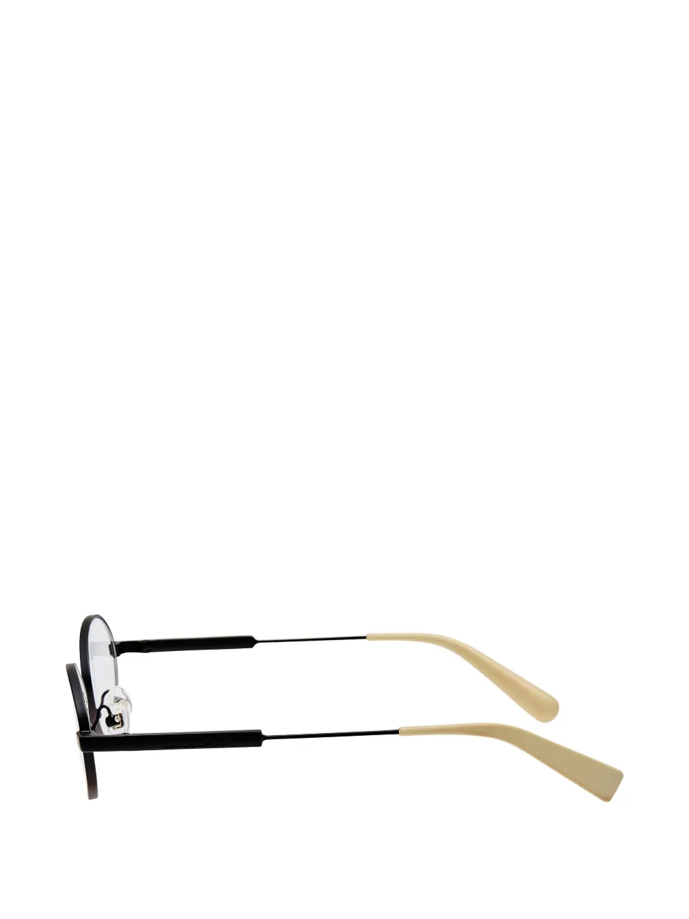 Jacquemus Bril met rond montuur Zwart