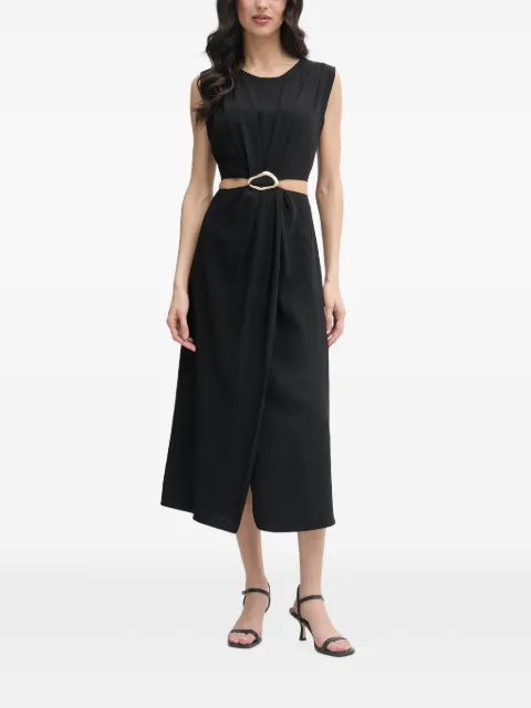 Gaudi cut-out buckled midi dress