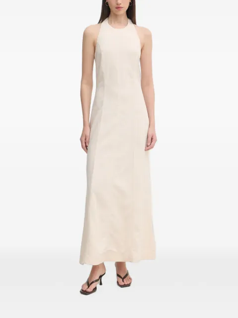 Gaudi vestido largo con cuello halter
