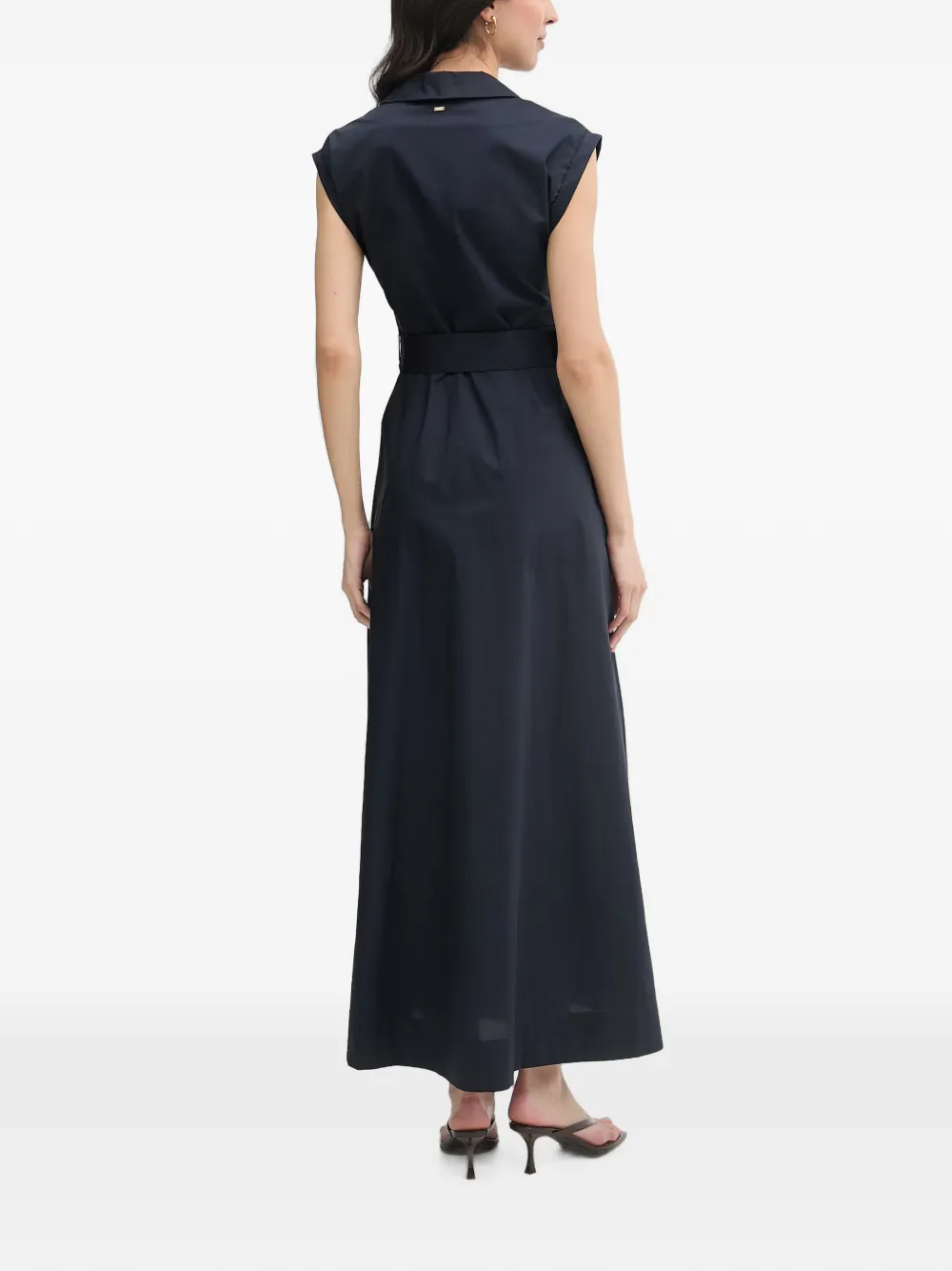 Gaudi Mouwloze maxi-jurk Blauw