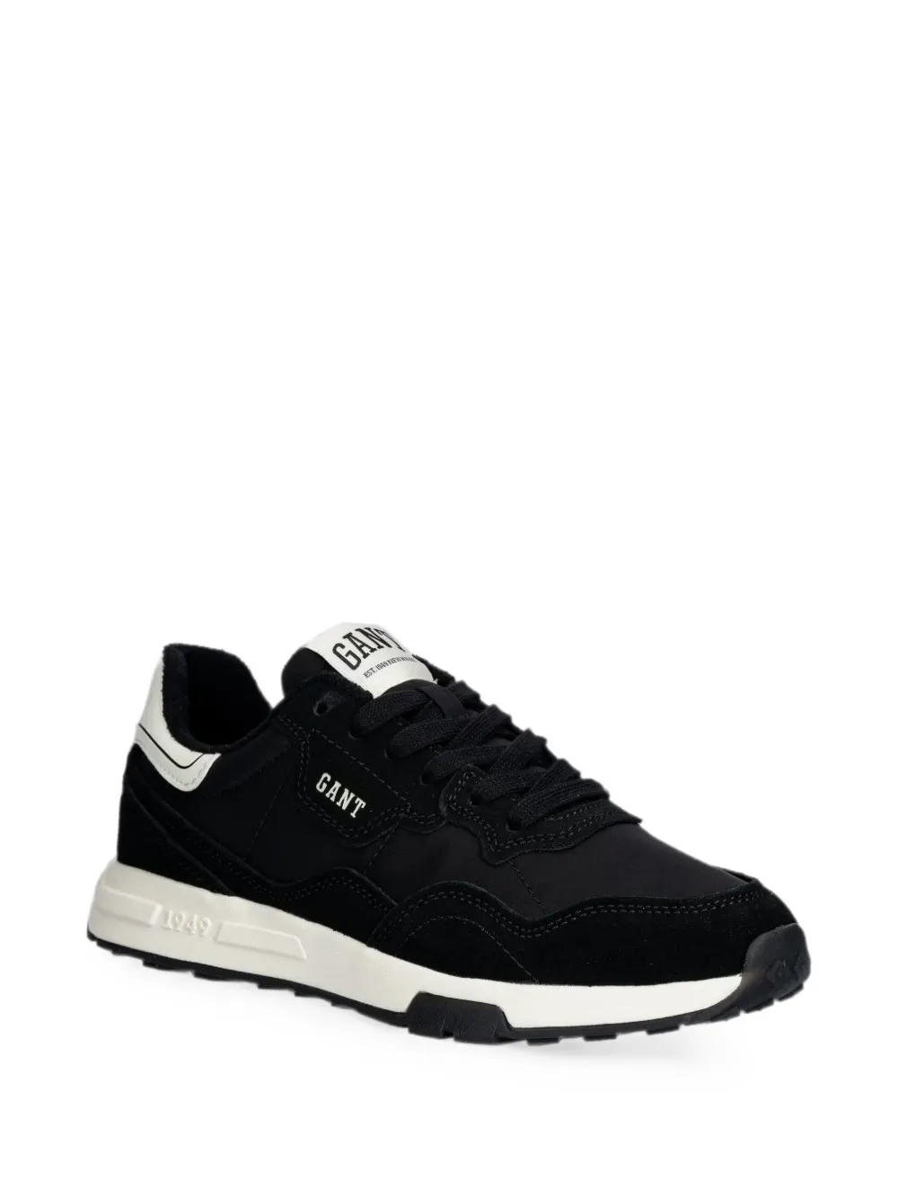 Gant Youtron logo-patch lace-up sneakers Zwart
