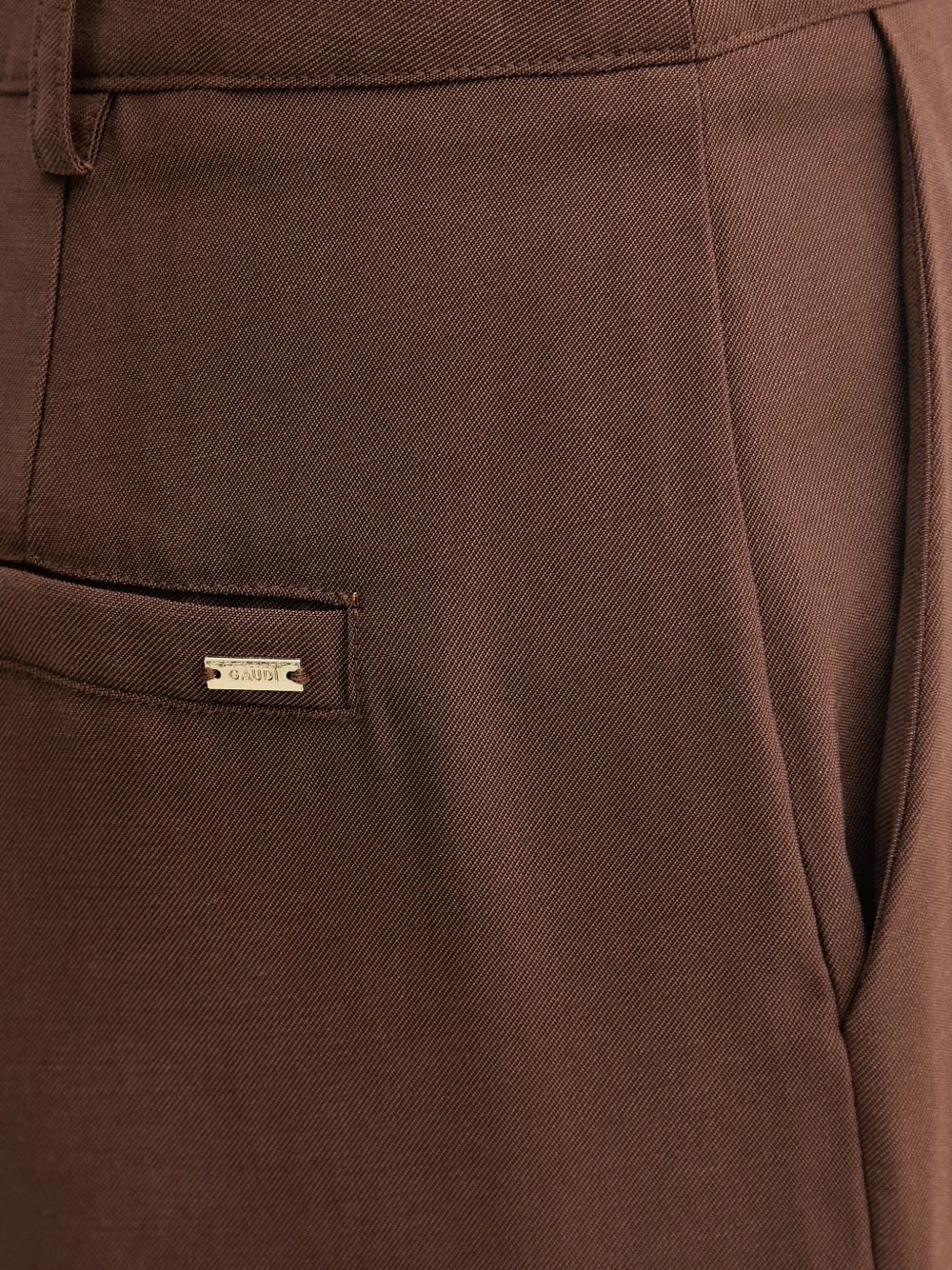 Gaudi Cargo broek met gestrikte manchetten Bruin