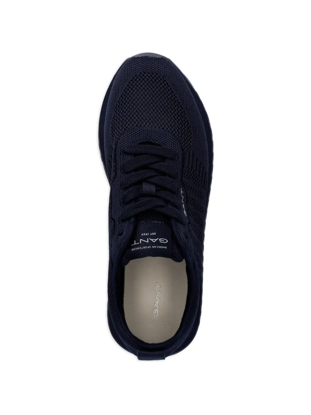 Gant Bevinda knit lace-up sneakers Blauw