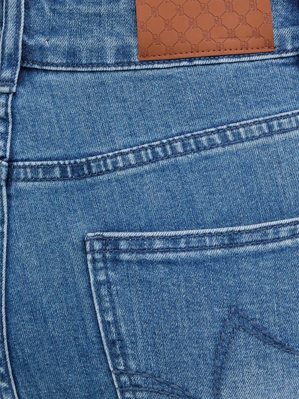 Gaudi Jeans met opgestikte zak Blauw