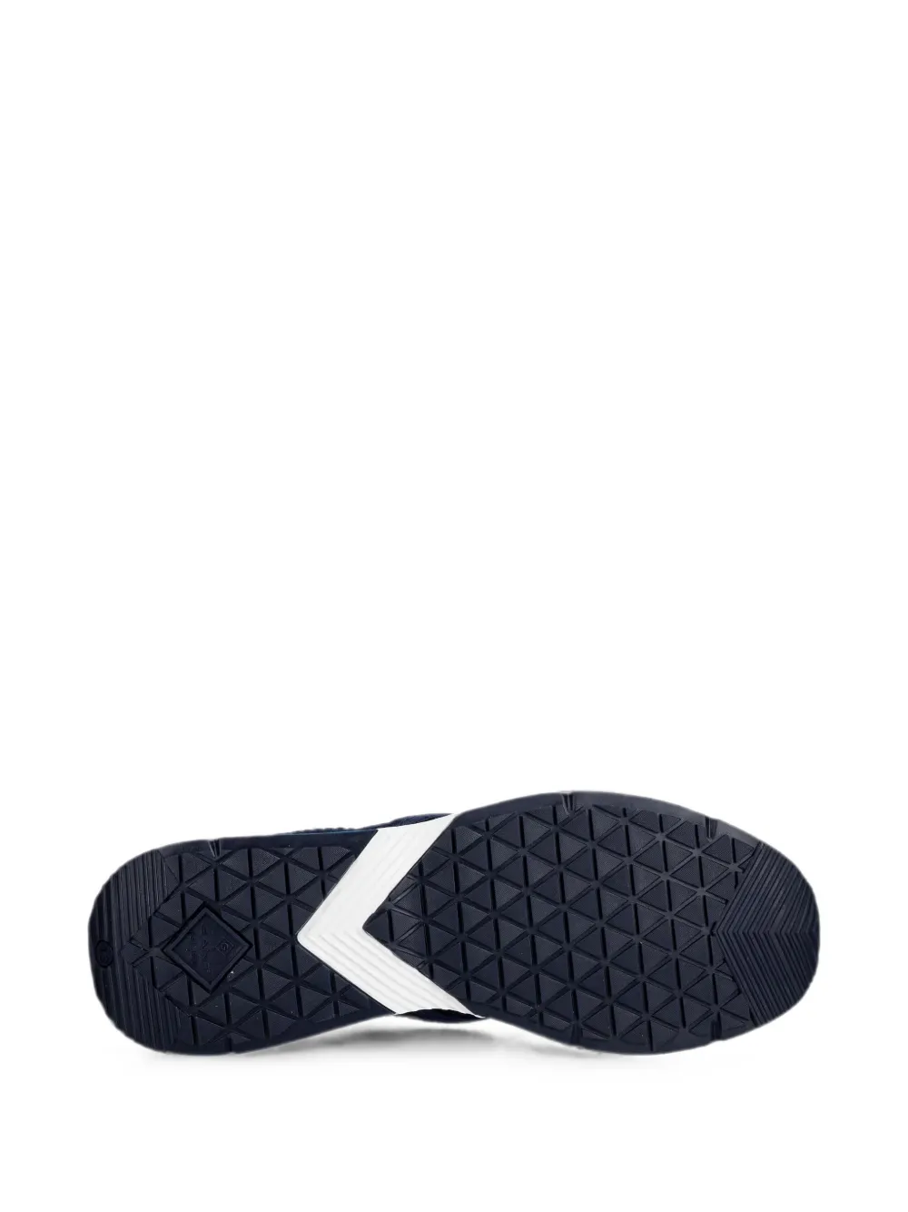 Gant knit-texture panelled sneakers Blauw