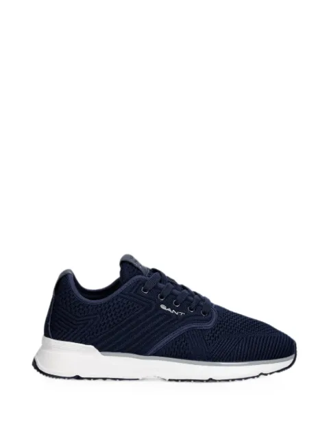 Gant knit-texture panelled sneakers