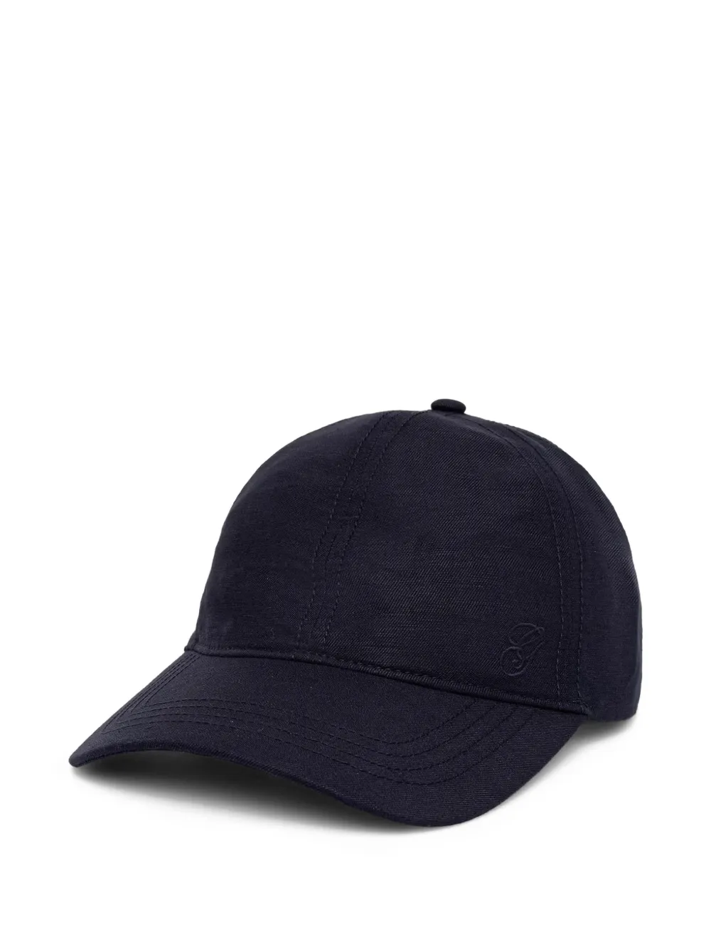 Gant logo-embroidered baseball cap - Blu