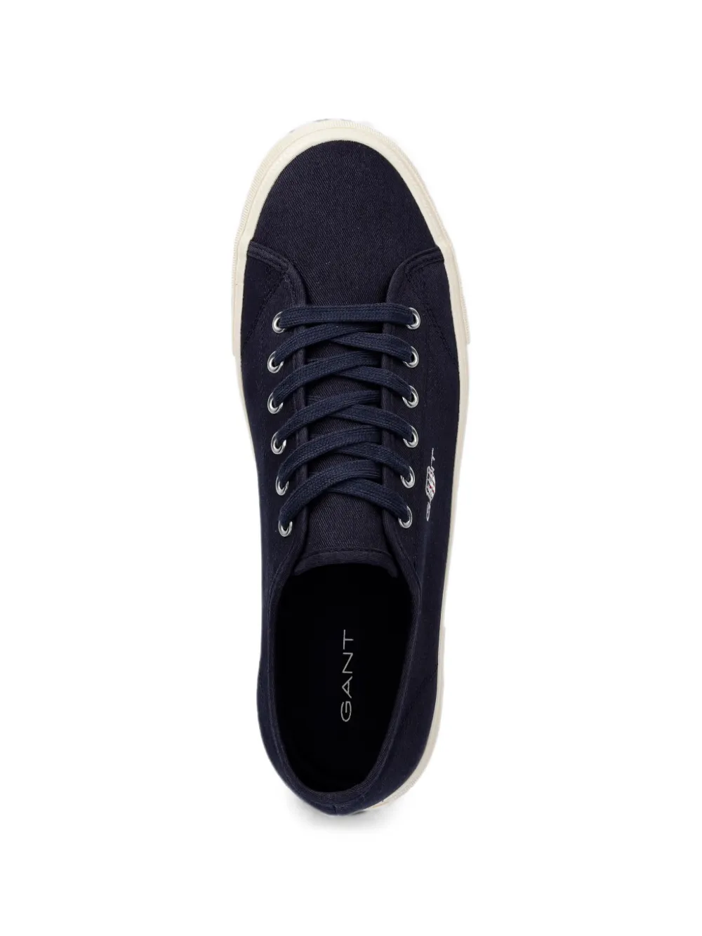 Gant logo-embroidered sneakers Blauw