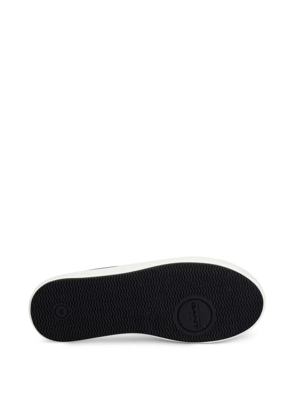 Gant logo-print sneakers Zwart