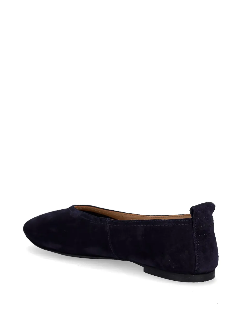 Gant suede almond-toe ballet flats Blauw