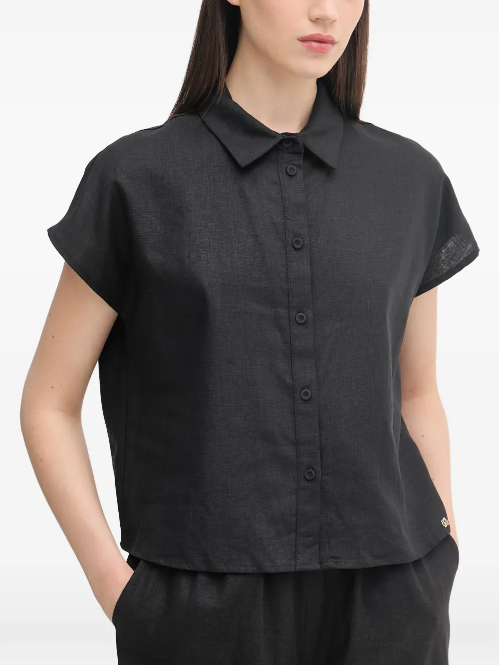 Gaudi Button-up shirt Zwart