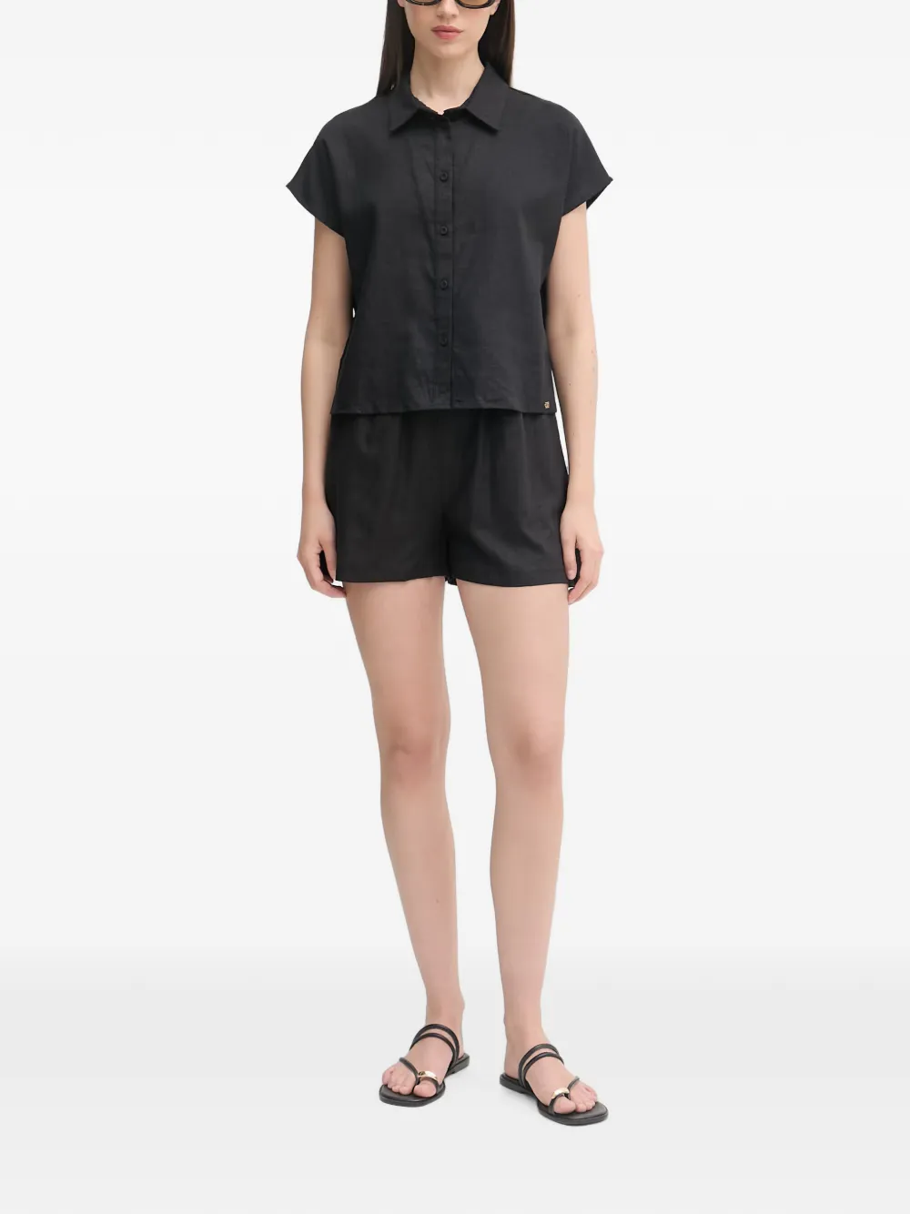 Gaudi Button-up shirt Zwart