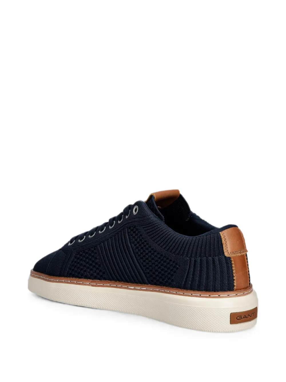 Gant knit logo-print sneakers Blauw