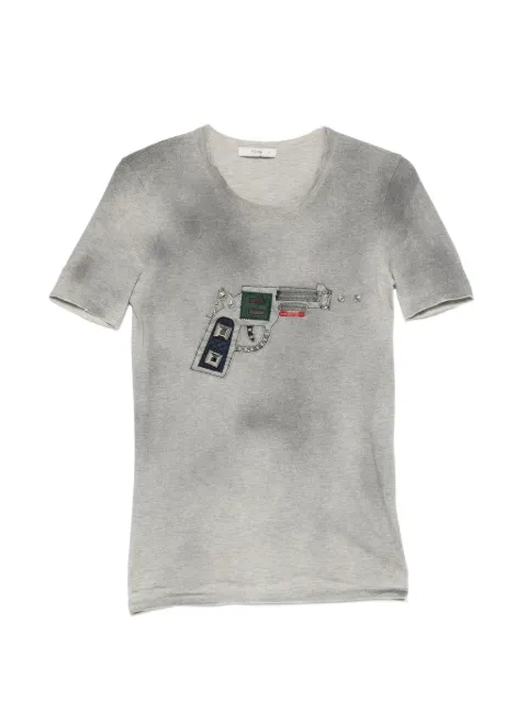 Prada Pre-Owned 2000s appliqué-detail T-shirt