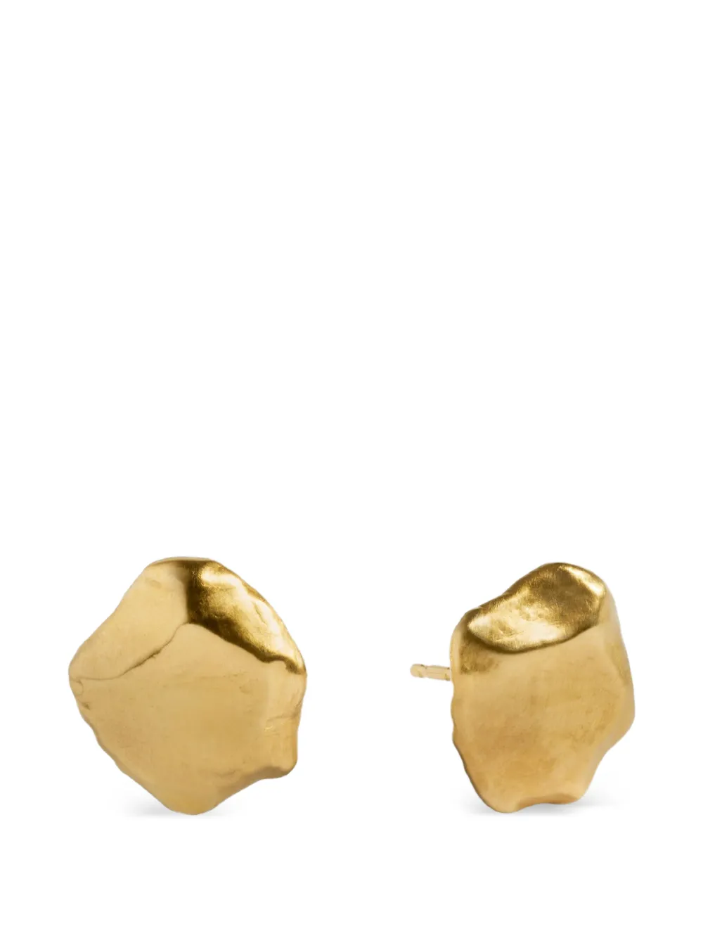 Monica Vinader Orecchini a bottone Fragments - Oro