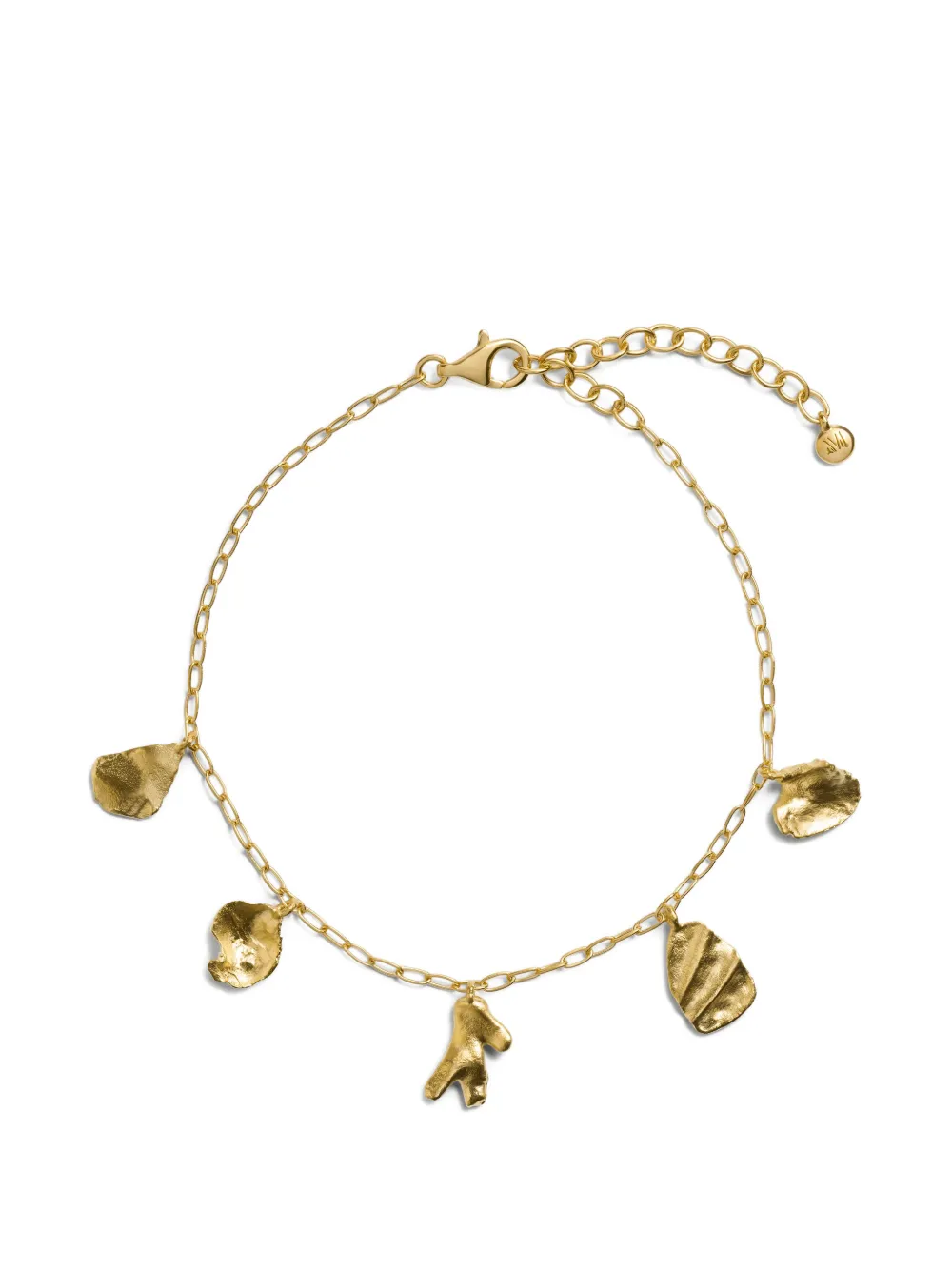 Monica Vinader Bracciale asimmetrico Fragments - Oro