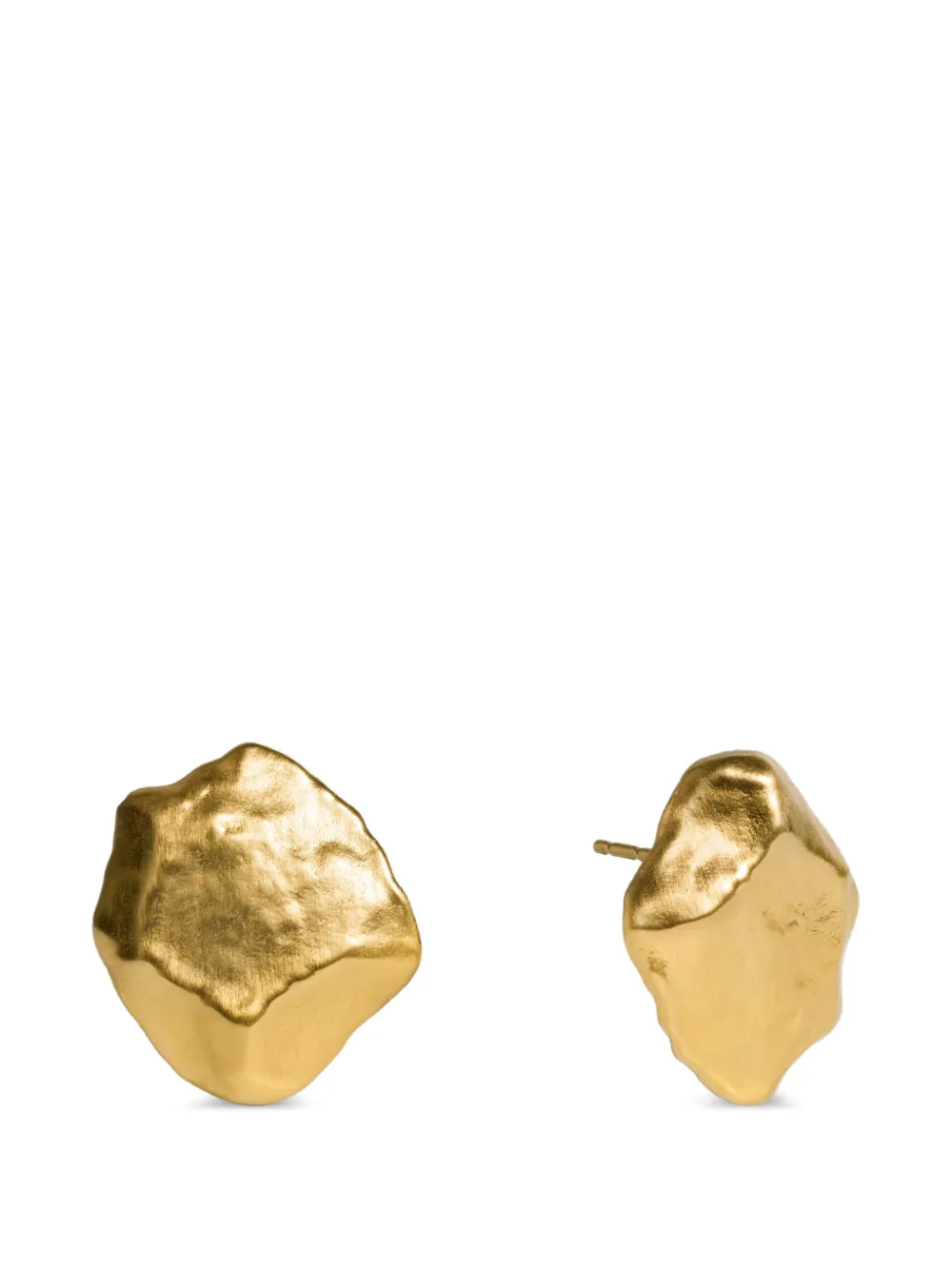 Monica Vinader Orecchini a bottone Fragments - Oro