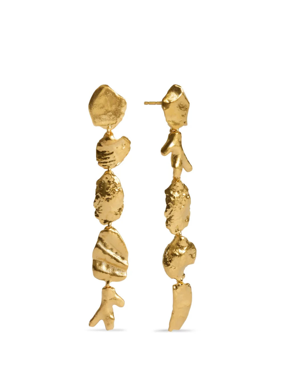Monica Vinader Fragments Hängeohrringe - Gold