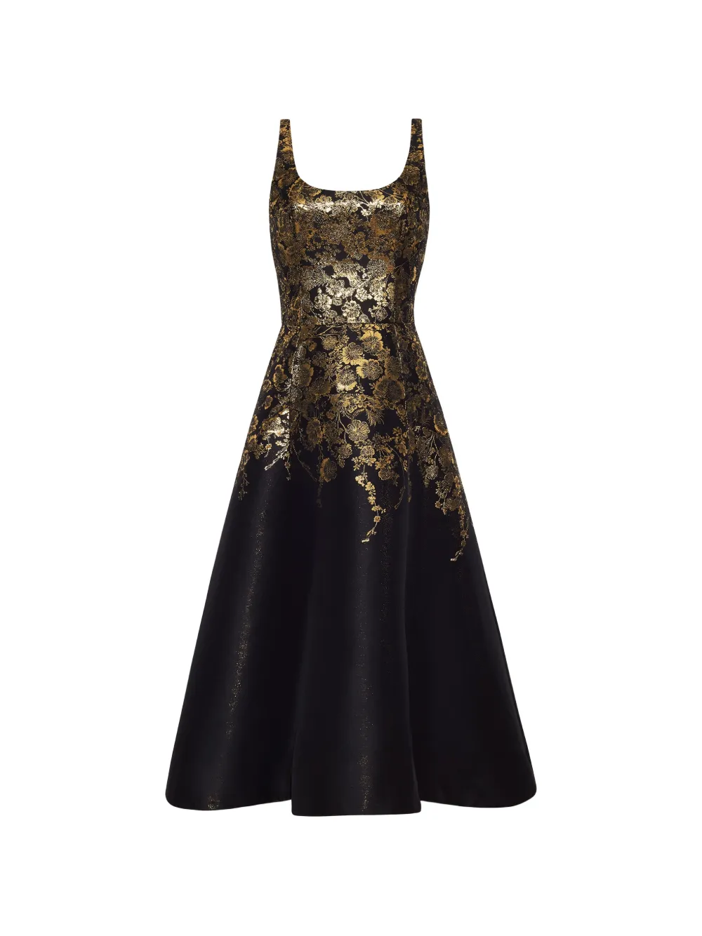 Veda floral-jacquard midi dress