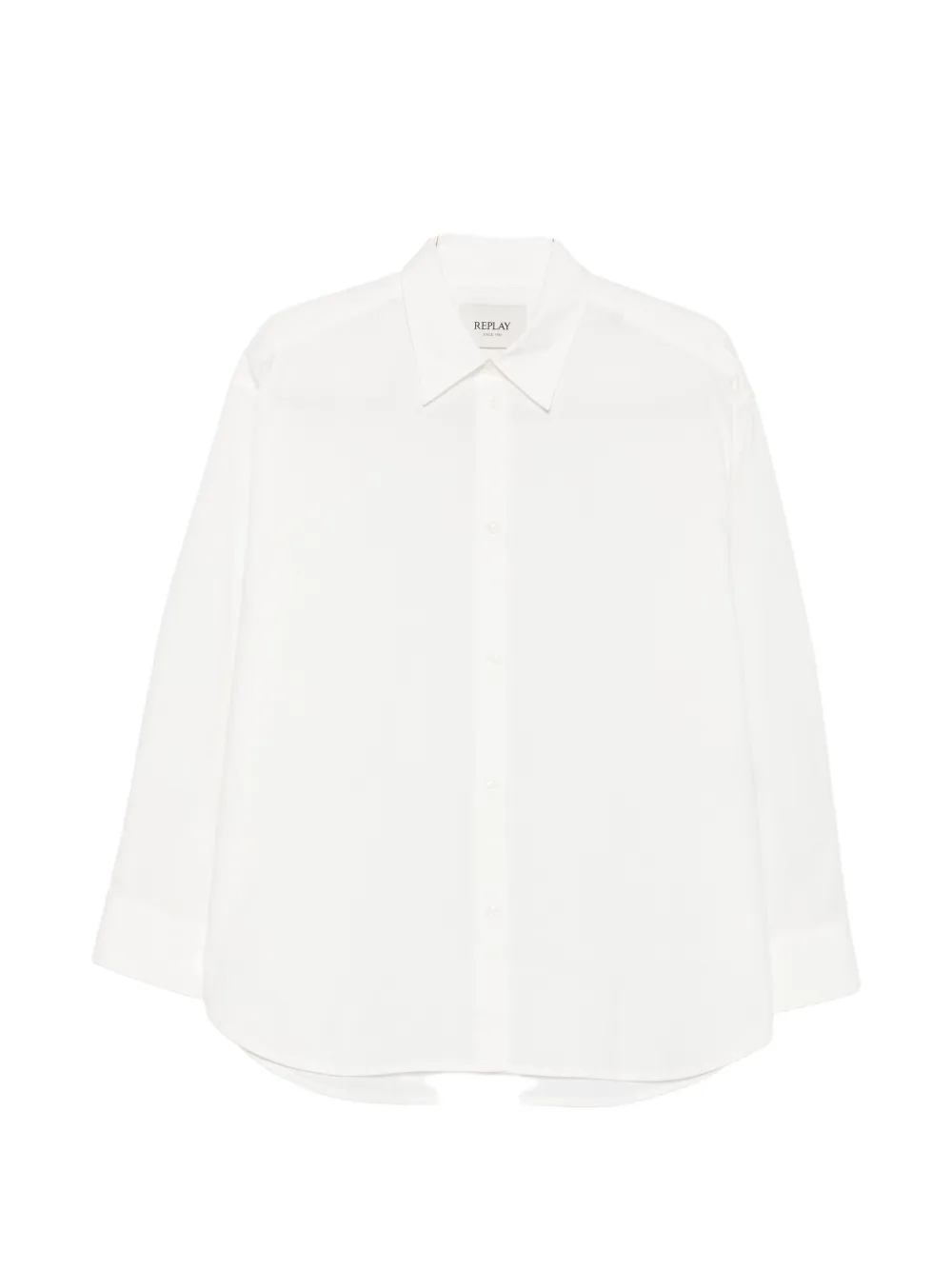 Replay long-sleeve button-fastening shirt - Bianco