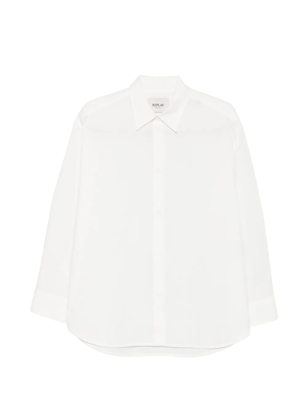 Replay long-sleeve button-fastening shirt - Bianco