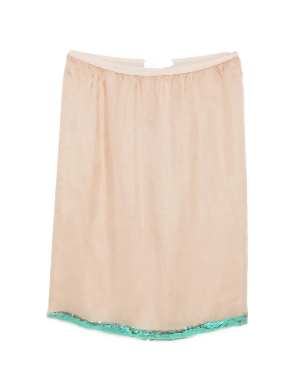 Julie Kegels Sidney sequin-embellished mini skirt - Toni neutri