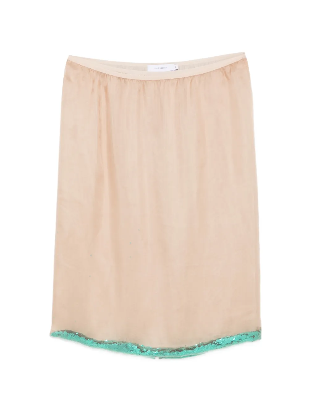 Julie Kegels Sidney sequin-embellished mini skirt - Toni neutri