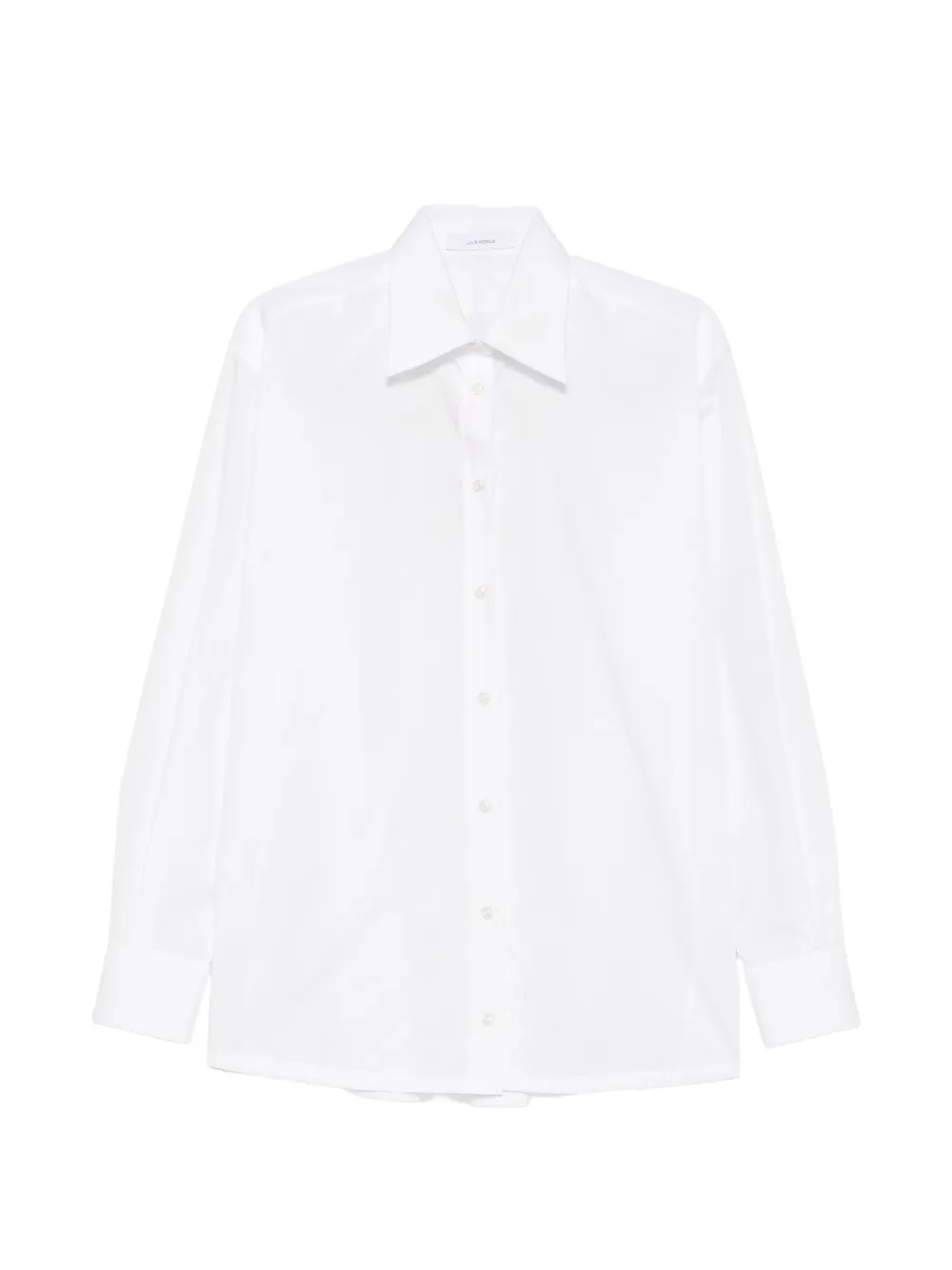 Julie Kegels lipstick-print long-sleeve shirt - Weiß