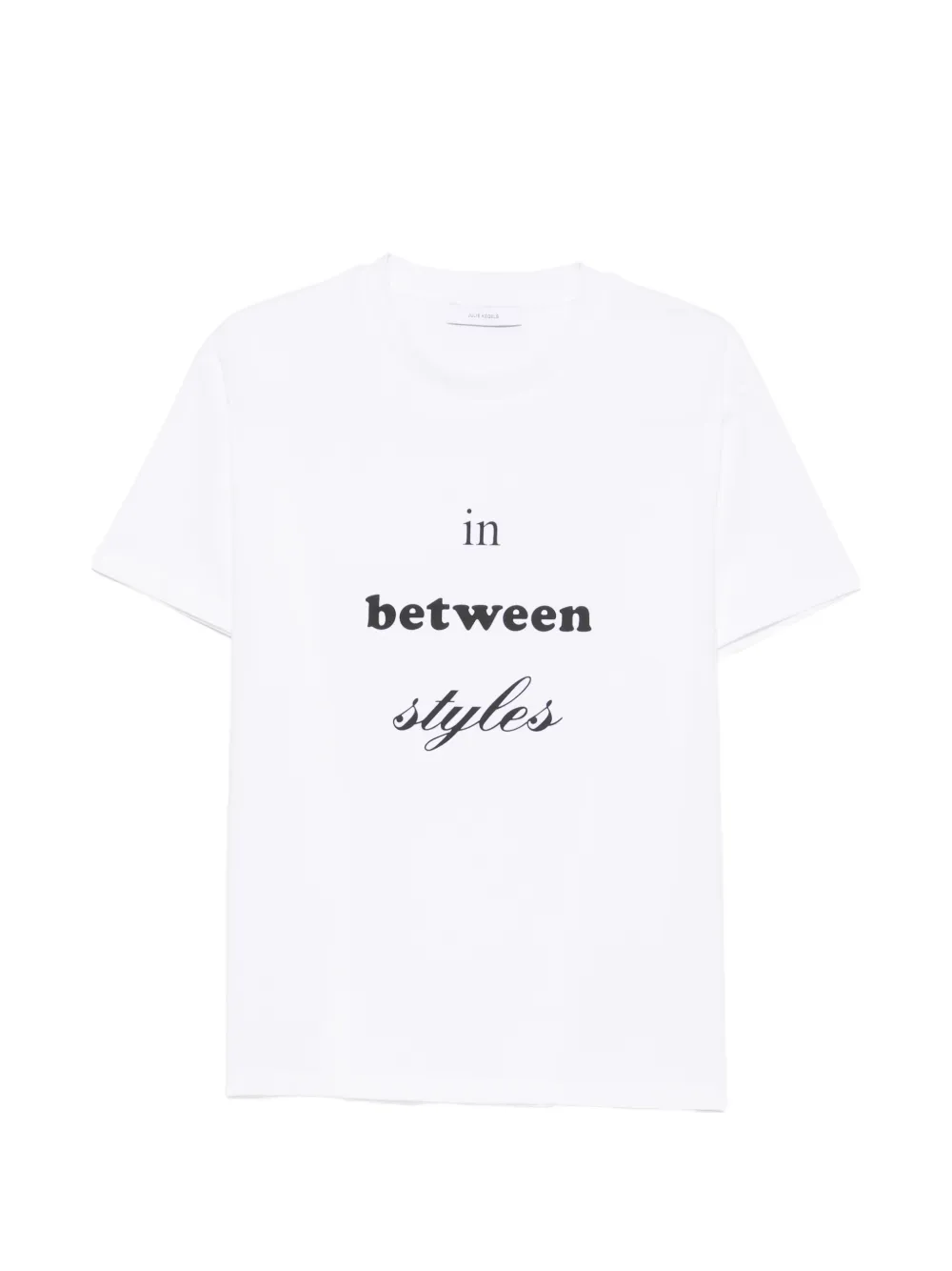 Julie Kegels Jony slogan-print T-shirt - Weiß