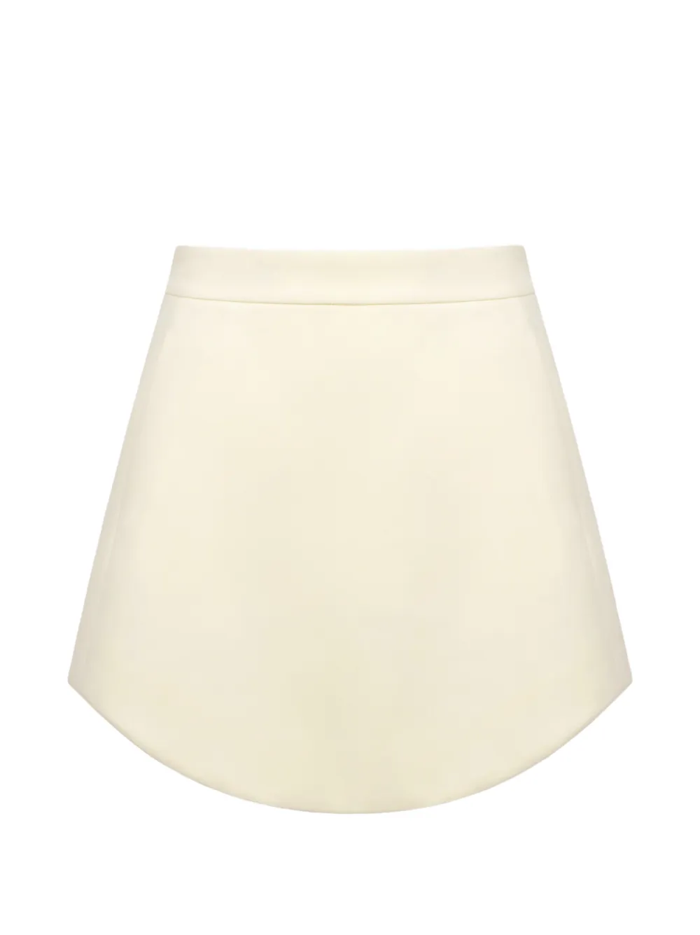 THE ARKOW Rose curved-hem mini skirt - Toni neutri