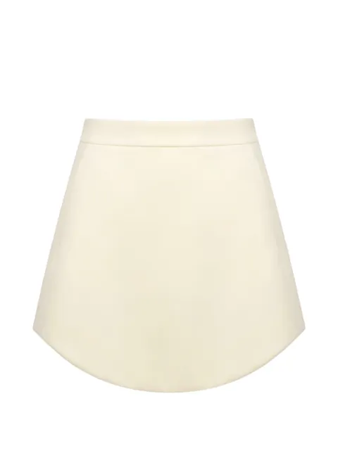 THE ARKOW Rose curved-hem mini skirt