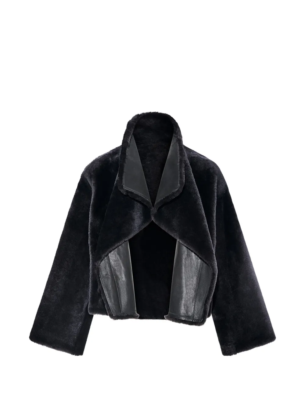 Yves Salomon Wendbare Lacon Jacke aus Shearling - Schwarz