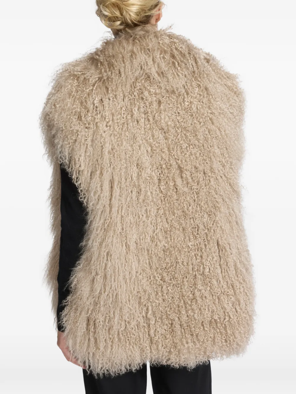 Yves Salomon Lammy bodywarmer Beige