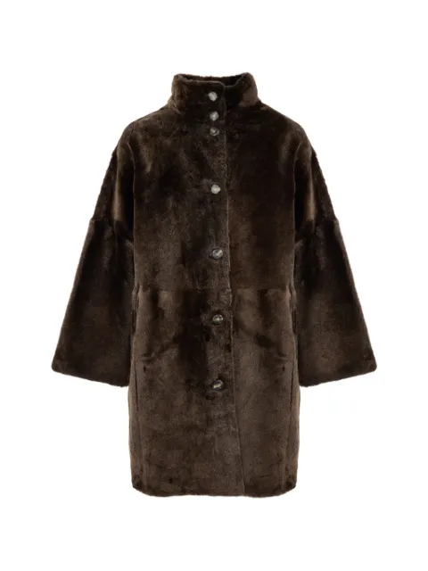 Yves Salomon abrigo de lana oversize