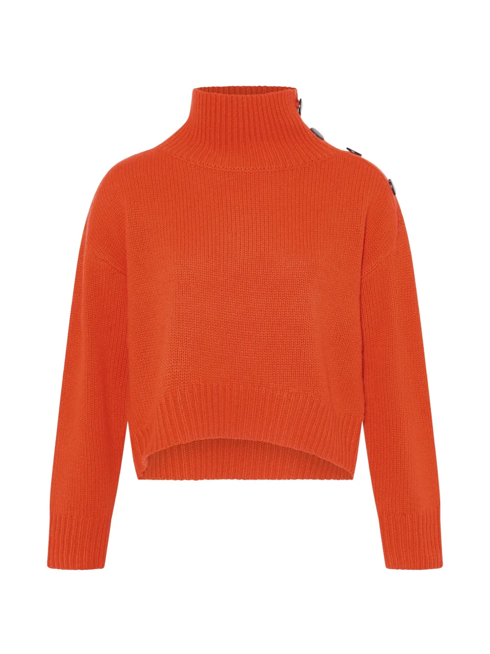 Yves Salomon pull à col montant - Orange