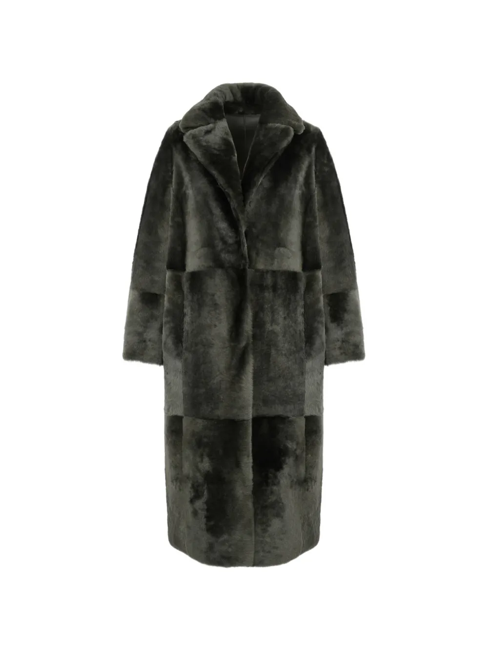 Yves Salomon reversible belted coat - Verde